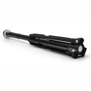 folded up Fli Telescoping Mobile Area Light in a three quarter pose