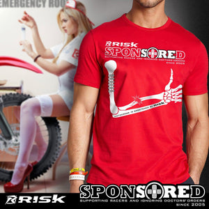 sponSOREd Broken Arm Motocross T-Shirt
