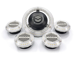 MPI - multi point, motion activated, garage ceiling lighting with 5 points of light by STKR Concepts