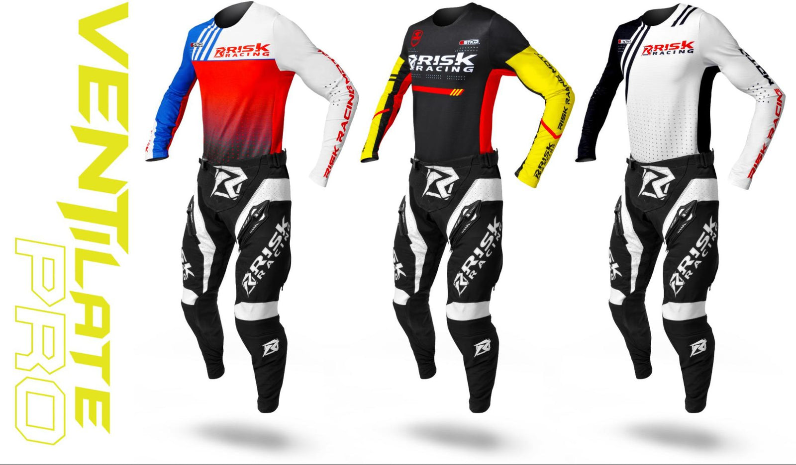 Risk Racing® Unveils the VENTilate PRO “MIX & Match” Motocross Riding Gear
