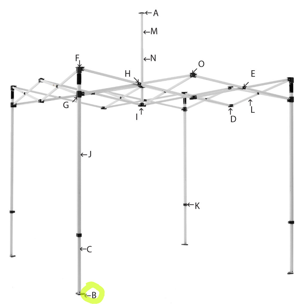 Tent Parts -B- Foot Pad