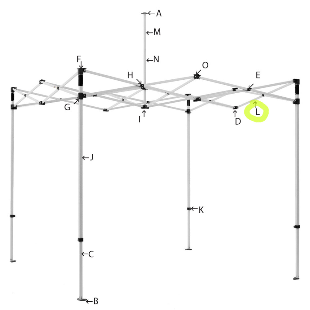 Tent Parts -L Truss bar