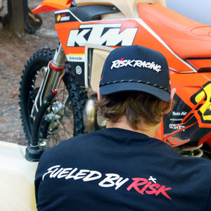 Fueled By Risk - BLACK - Motocross T-Shirt