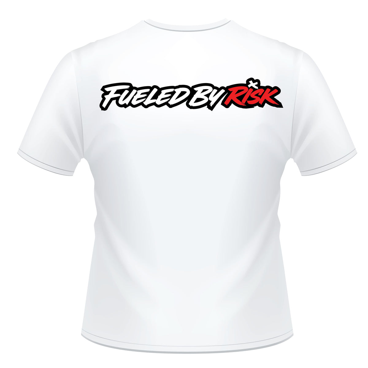 Fueled By Risk - WHITE - YOUTH Motocross T-Shirt