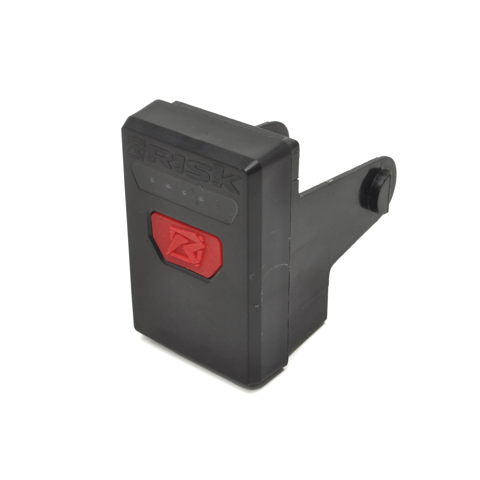 A black electronic gate part with a red logo, designed for the Holeshot Pro model.