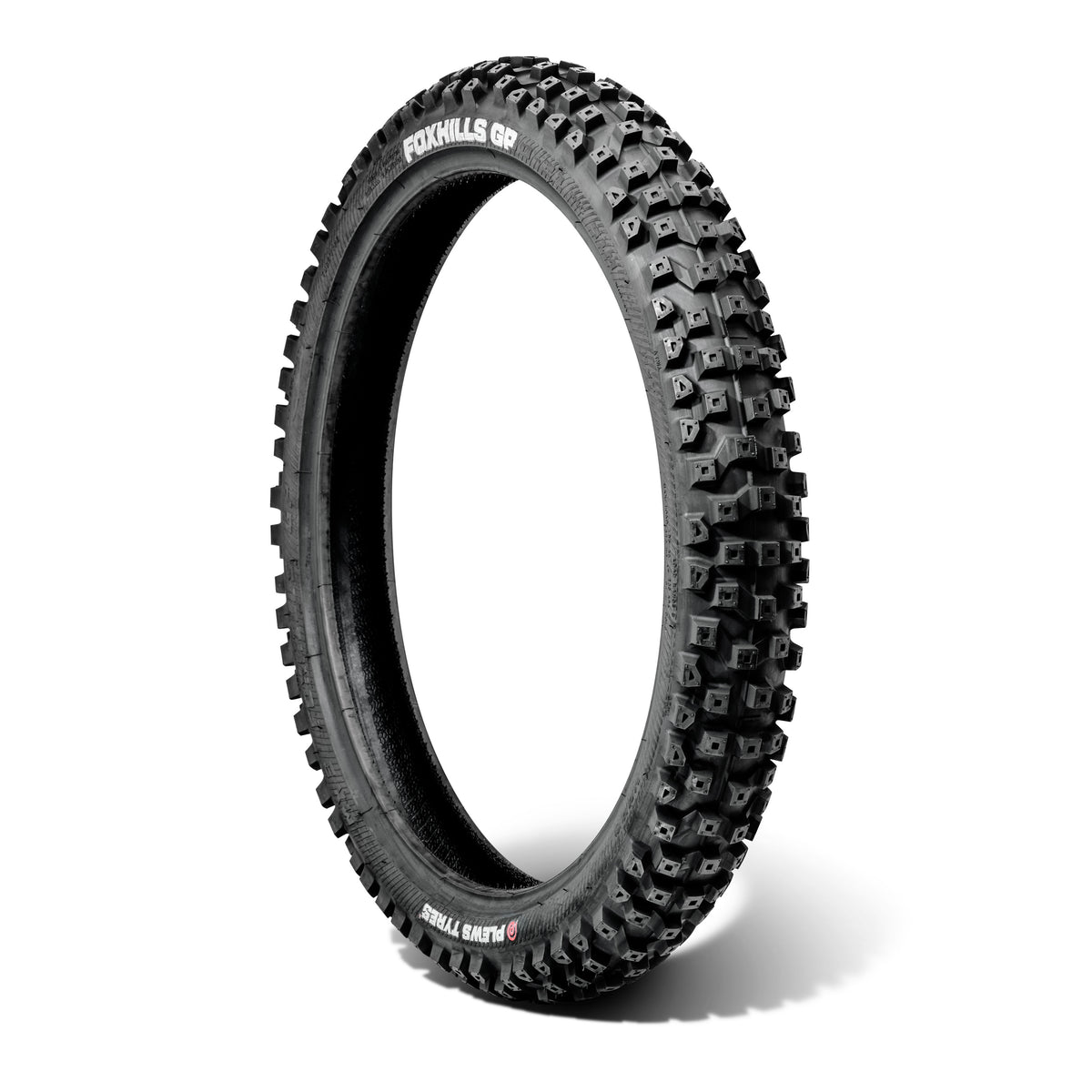 Plews Tyres MX3 Foxhills font tire - 3/4 view
