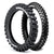 Plews Tyres | Sand Set | MX1 HAWKSTONE Rear & MX2 MATTERLY Font Motocross Tire Bundle - 3/4 view