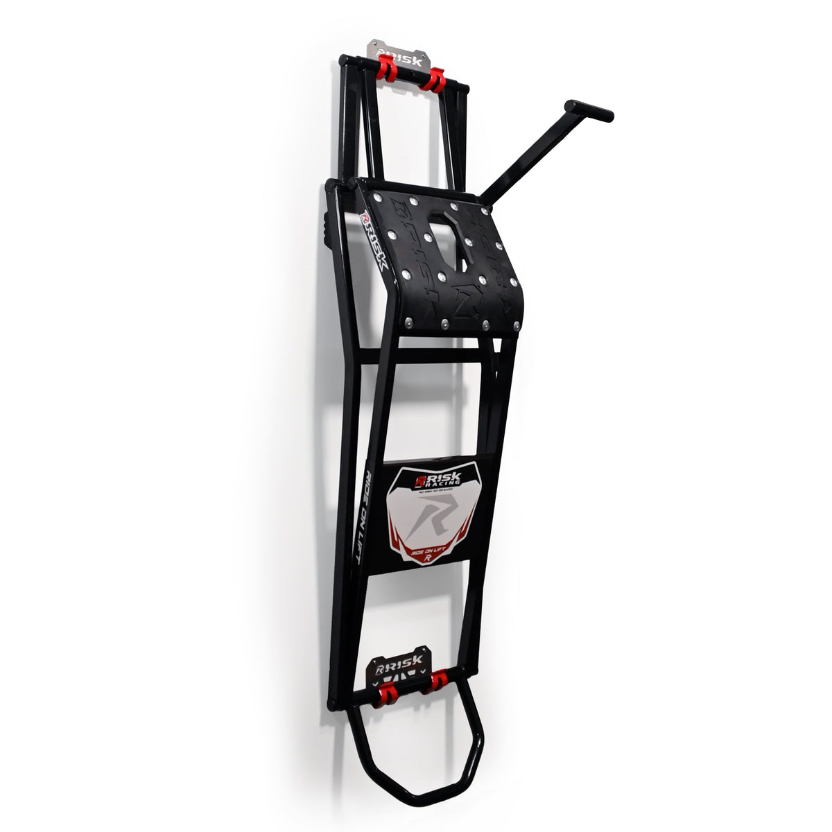 An RR1 hanging from RR1 wall mounts on white.