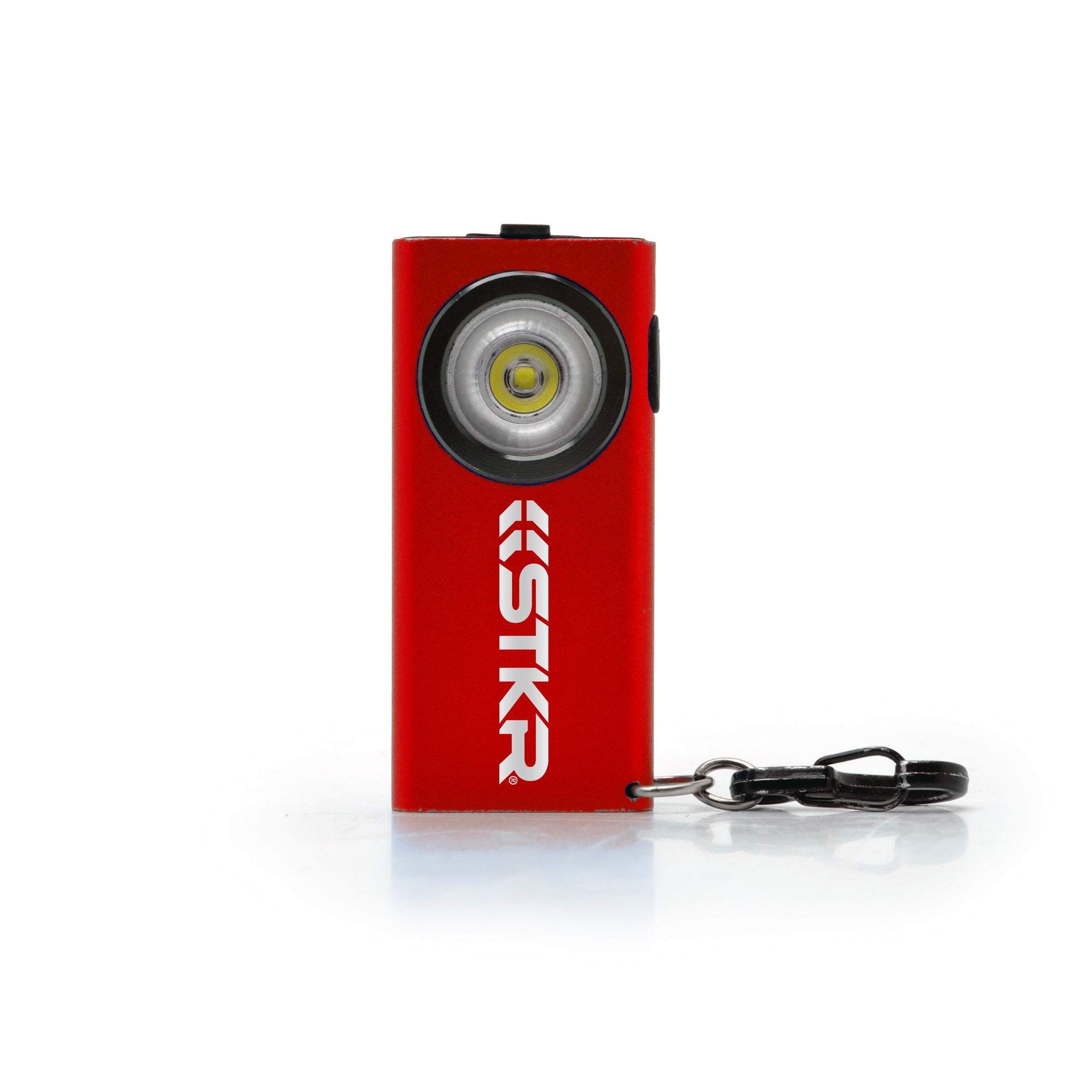 SlimJimmy Ultra-Bright Keychain Light - Red - Front