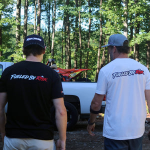 Fueled By Risk - WHITE - Motocross T-Shirt