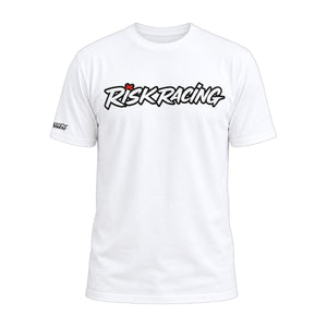 Fueled By Risk - WHITE - Motocross T-Shirt