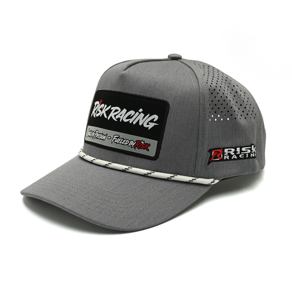 Fueled by Risk - Gray Motocross Hat