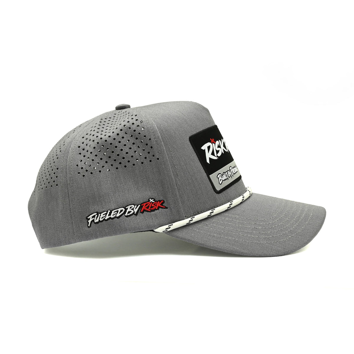 Fueled by Risk - Gray Motocross Hat