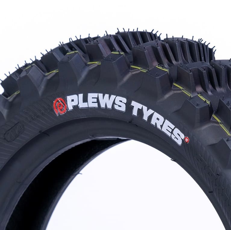 PLEWS White Tire Lettering Stickers - 2pc