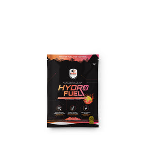 Front view of an iRide Supplements Hydro Fuel Electrolyte Mix Single Serving Pouch (4g)
