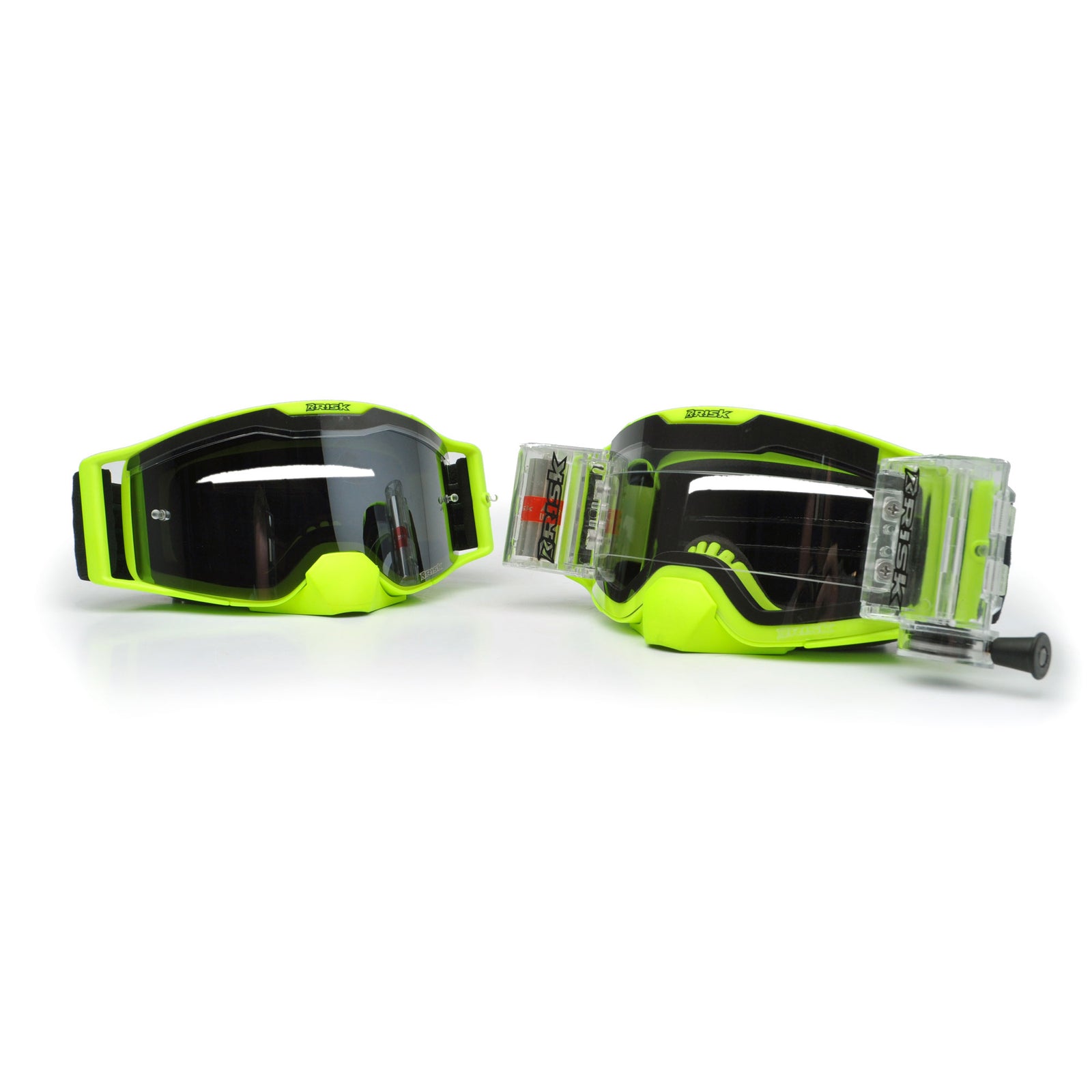 J.A.C. V3 MX Goggle - Roll-Off Goggle Kit - Risk Racing