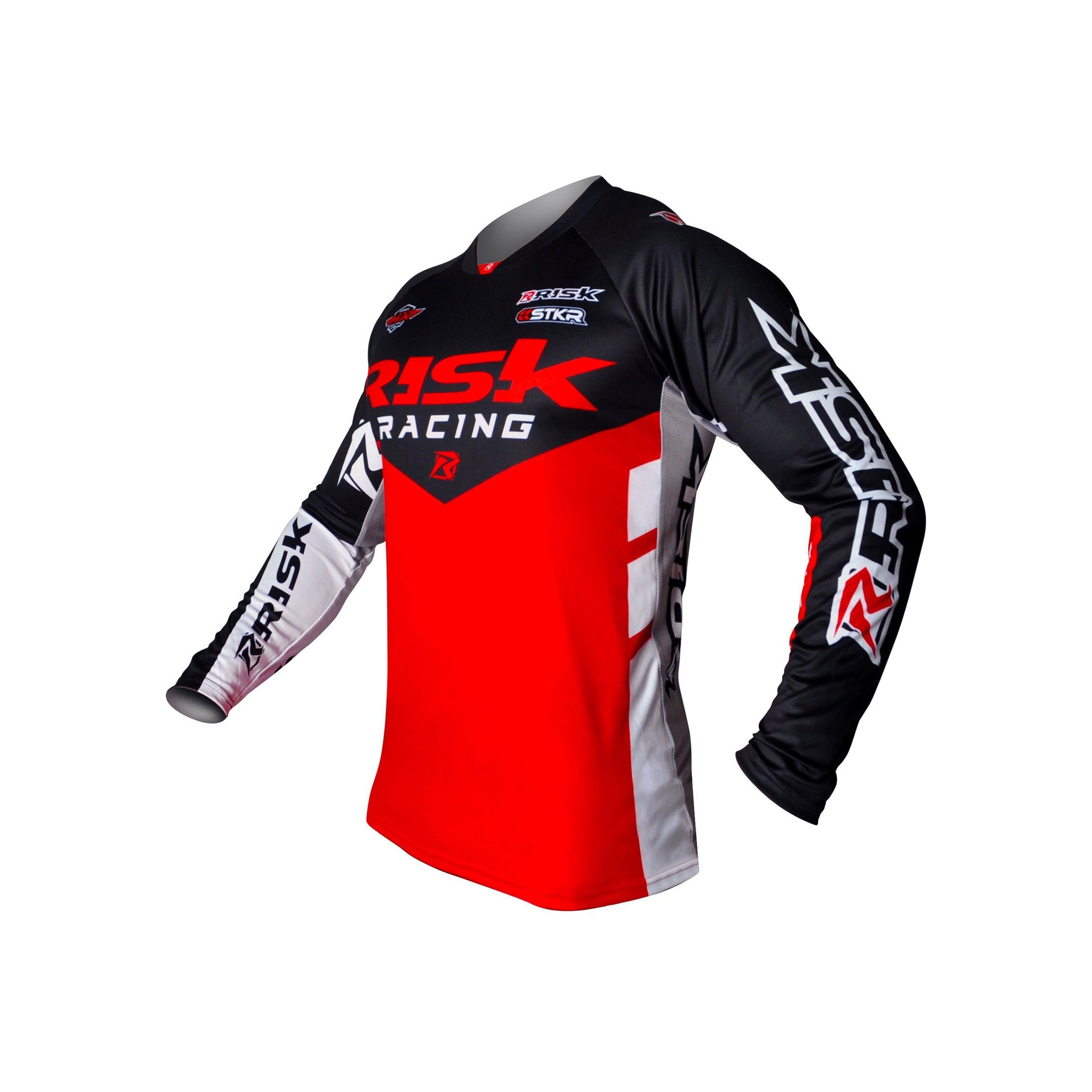 Risk Racing VENTilate V2 Motocross Jersey Red Black