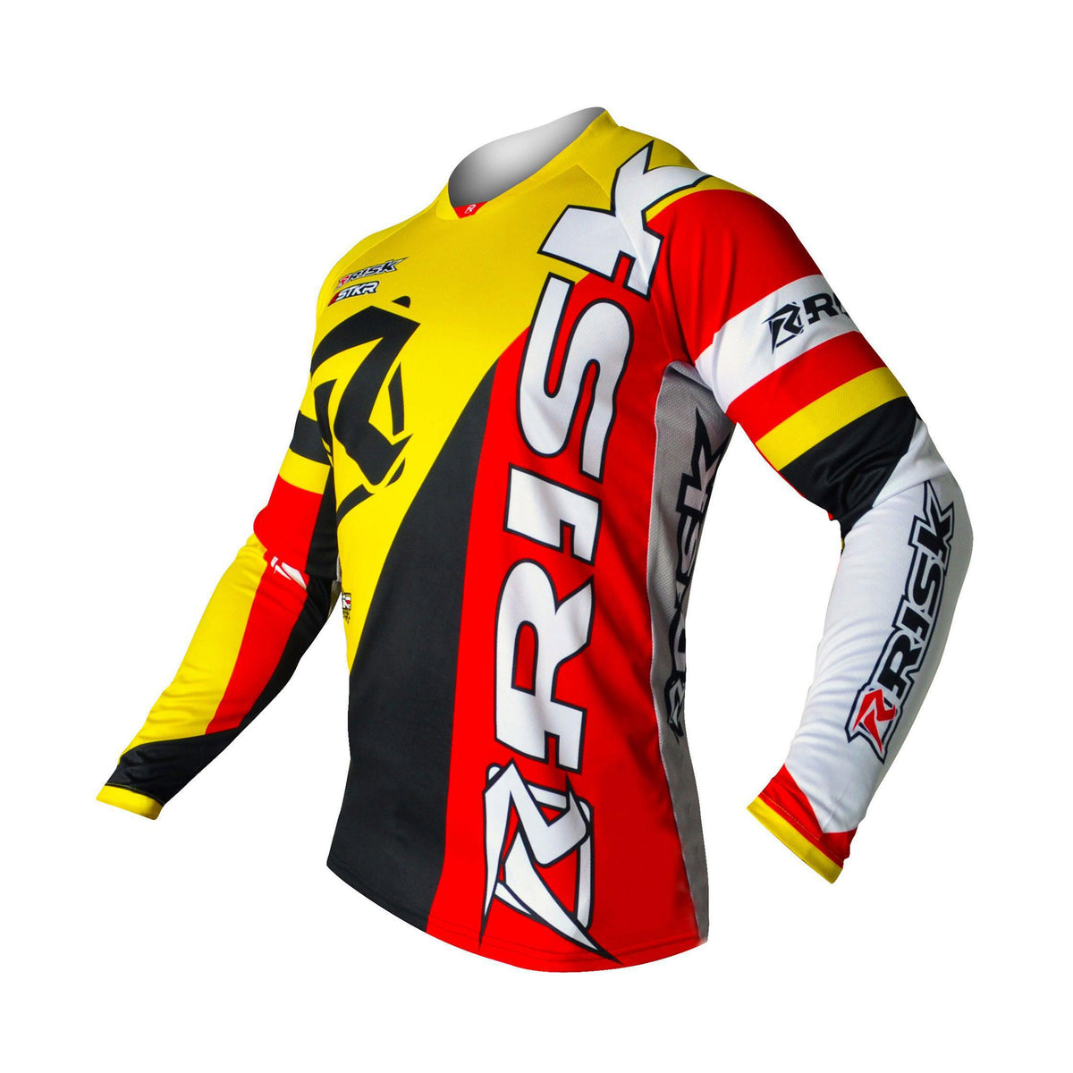 VENTilate V2 Motocross Jersey - Black/Red/Yellow