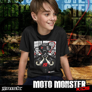 Risk Racing Moto Monster - Youth T-Shirt